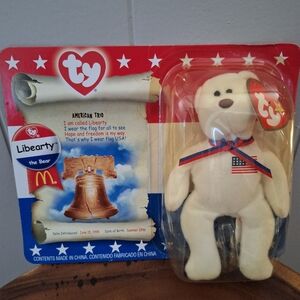 Ty Beanie Baby Libearty Bear